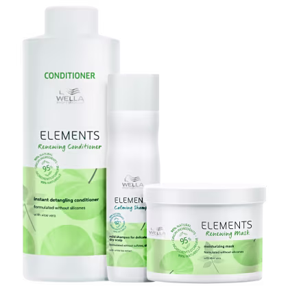 Imagem do produto Kit Wella Professionals Elements Calming + Renewing Trio Super Salon (3 Produtos)