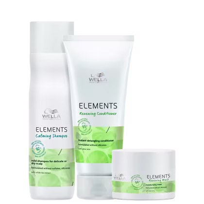Imagem do produto Kit Wella Professionals Elements Calming + Renewing Trio (3 Produtos)