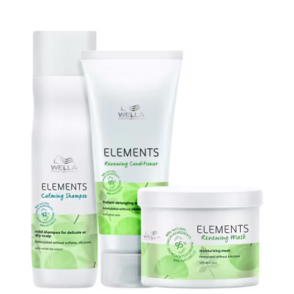 Imagem do produto Kit Wella Professionals Elements Calming + Renewing Trio Super (3 Produtos)