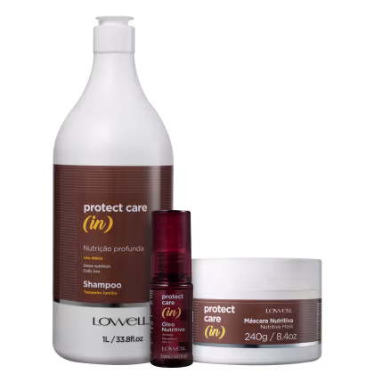 Imagem do produto Kit Lowell Protect Care (in) Power Nutrição (3 Produtos)