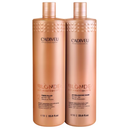 Imagem do produto Kit Cadiveu Professional Blonde Reconstructor Salon Mask Duo (2 Produtos)