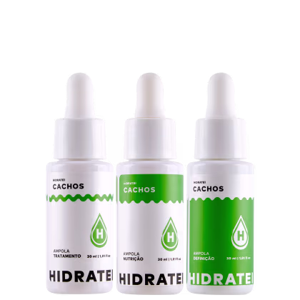 Imagem do produto Kit Hidratei Cachos Ampolas Booster (3 Produtos)