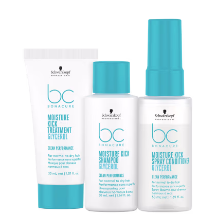 Imagem do produto Kit Schwarzkopf Professional BC Bonacure Clean Performance Moisture Kick Mini Trio (3 Produtos)