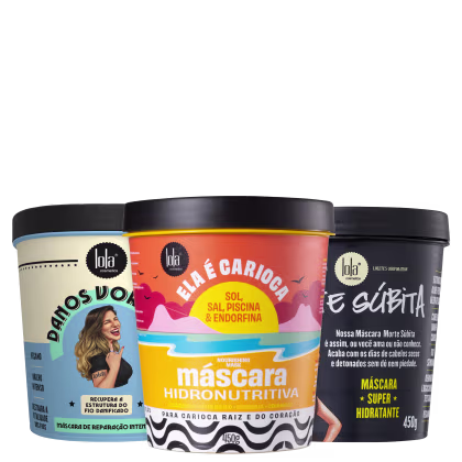 Imagem do produto Kit Lola Cosmetics Tratamento Completo Trio (3 Produtos)