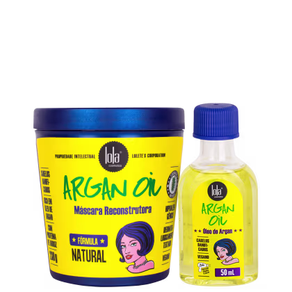 Imagem do produto Kit Lola Cosmetics Argan Oil Home Care Duo (2 Produtos)