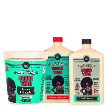 Imagem do produto Kit Lola Cosmetics Meu Cacho Minha Vida Trio (3 Produtos)