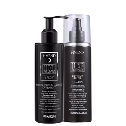 Imagem do produto Kit Amend Cosméticos Luxe Creations Extreme Repair Overnight Duo (2 Produtos)
