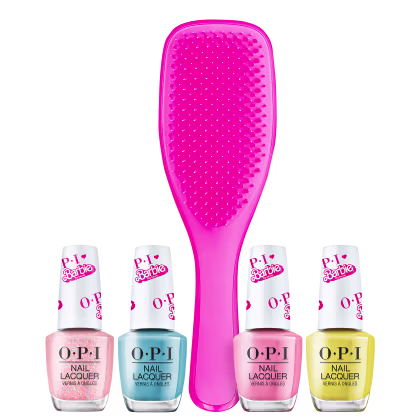 Imagem do produto Kit OPI Barbie + Tangle Teezer Wet Detangler Barbie Pink 10 (5 Produtos)