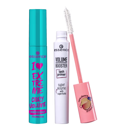 Imagem do produto Kit Essence I Love Extreme Crazy Volume Waterproof + Primer Booster (2 Produtos)