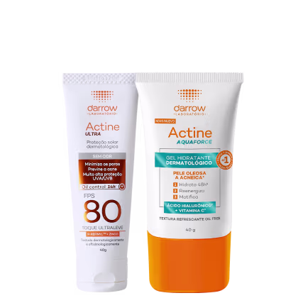 Imagem do produto Kit Darrow Actine Aquaforce Ultra Proteção FPS 80 (2 Produtos)