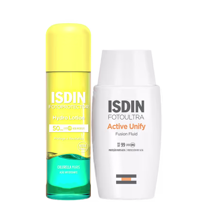 Imagem do produto Kit ISDIN Foto Ultra Active Unify + HydroLotion (2 Produtos)