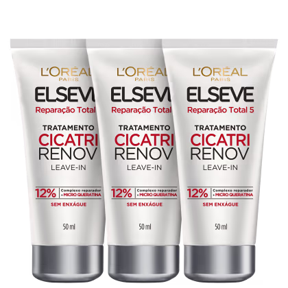 Imagem do produto Kit Elseve L'Oréal Paris Reparação Total 5 Cicatri Renov (3 Unidades)