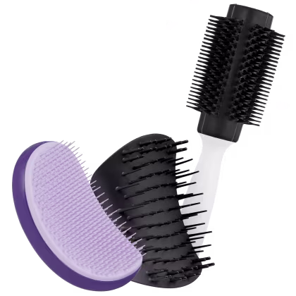 Imagem do produto Kit Tangle Teezer Esfoliar, Desembaraçar e Modelar Cabelos Grossos (3 Produtos)