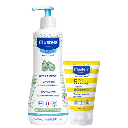 Imagem do produto Kit Mustela FPS50 + Hydra Bébé (2 Produtos)