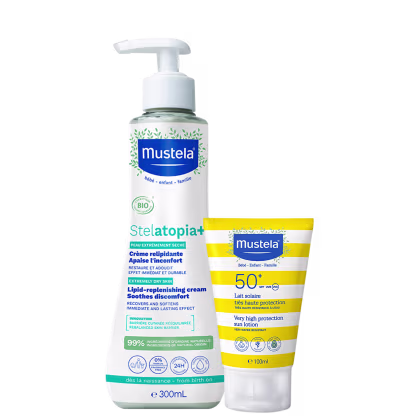 Imagem do produto Kit Mustela FPS50 + Stelatopia (2 Produtos)