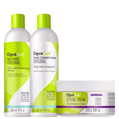 Imagem do produto Kit Deva Curl para Cabelos Ondulados II (3 Produtos)