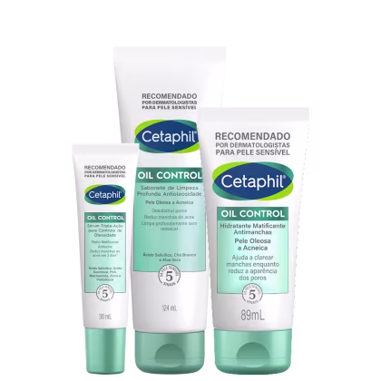 Imagem do produto Kit Cetaphil Oil Control Pele Oleosa e Acneica (3 Produtos)