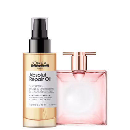 Imagem do produto Conjunto Beleza na Web Idôle Aura Lancôme Feminino - Eau de Parfum 25ml + Óleo Reparador 90ml