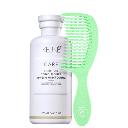 Imagem do produto Kit Beleza na Web Keune Care Satin Oil e Wet Brush Go Green Duo (2 Produtos)