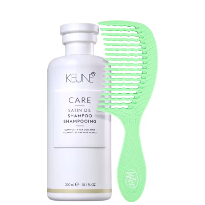 Imagem do produto Kit Beleza na Web Keune Care Satin Oil e Wet Brush Go Green (2 Produtos)