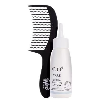 Imagem do produto Kit Beleza na Web Keune Care Derma Sensitive Lotion e Wet Brush Detangling Comb (2 Produtos)