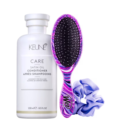 Imagem do produto Kit Beleza na Web Keune Care Satin Oil e Wet Brush Swirt Style I (3 Produtos)
