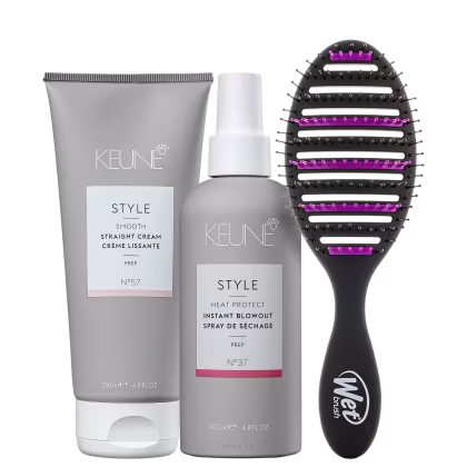 Imagem do produto Kit Beleza na Web Keune Style Instant Blowout e Wet Brush Speed Dry Purifying (3 Produtos)