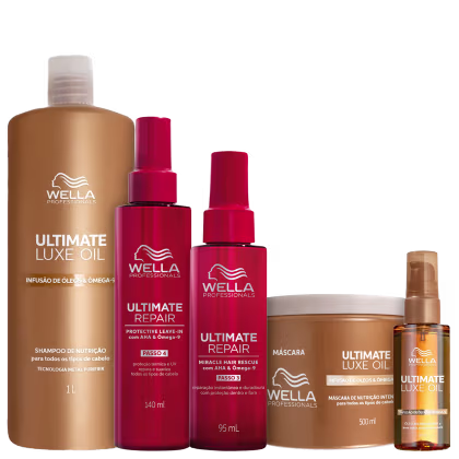 Imagem do produto Kit Wella Professionals Ultimate Luxe Oil Repair Salon (5 Produtos)