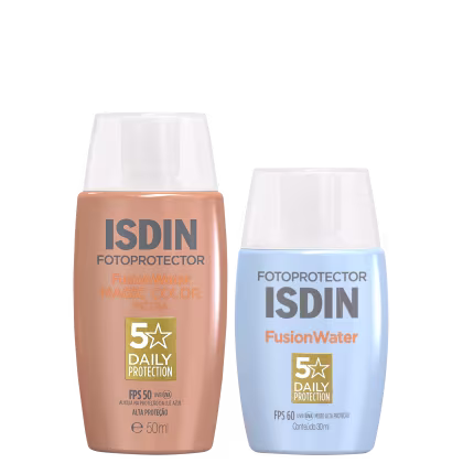Imagem do produto Kit ISDIN Fusion Water 5 Stars Color Média (2 Produtos)
