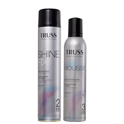 Imagem do produto Kit TRUSS Shine & Mousse Fix (2 Produtos)