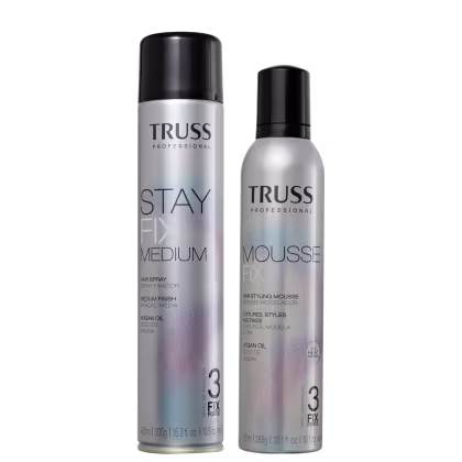 Imagem do produto Kit TRUSS Stay Fix Medium & Mousse Fix (2 Produtos)