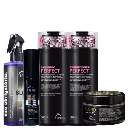 Imagem do produto Kit TRUSS Perfect + Blond Mask + Instant Repair + Uso Obrigatório (5 Produtos)