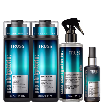 Imagem do produto Kit TRUSS Uso Obrigatório Antiafinamento (4 Produtos)