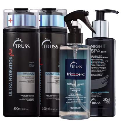 Imagem do produto Kit TRUSS Ultra Hydration Plus + Night Spa + Frizz Zero (4 Produtos)