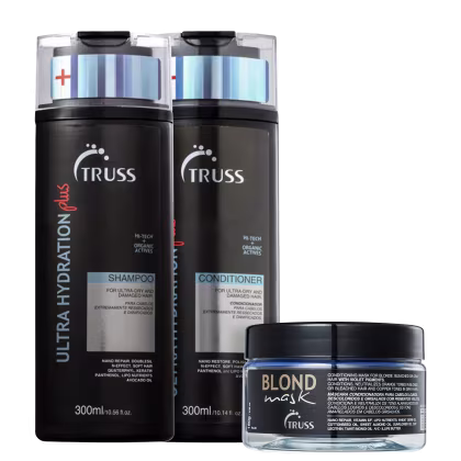 Imagem do produto Kit TRUSS Ultra Hydration Plus + Blond Mask (3 Produtos)