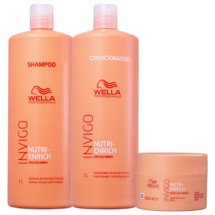 Imagem do produto Kit Wella Professionals Invigo Nutri-Enrich Triplo Salon (3 Produtos)