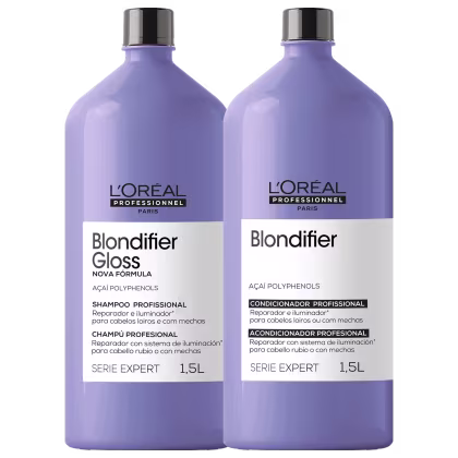 Imagem do produto Kit L'Oréal Professionnel Serie Expert Blondifier Gloss Duo Essential Salon (2 Produtos)