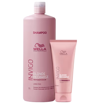 Imagem do produto Kit Wella Professionals Invigo Blonde Recharge Duo Treatment (2 Produtos)