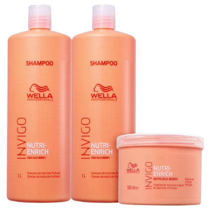 Imagem do produto Kit Wella Professionals Invigo Nutri-Enrich Power Salon (3 Produtos)