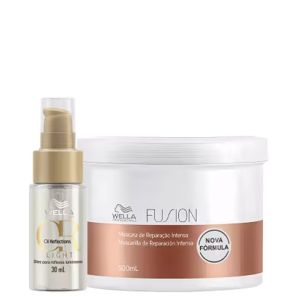Imagem do produto Kit Wella Professionals Duet Fusion Oil Reflections Light (2 Produtos)
