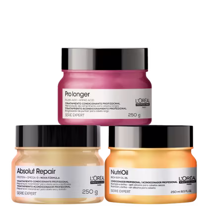 Imagem do produto L'Oréal Professionnel Serie Expert NutriOil + Absolut Repair + Pro Longer (3 Produtos)