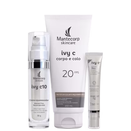 Imagem do produto Kit Mantecorp Ivy C Rosto Olhos Corpo e Colo Trio (3 Produtos)