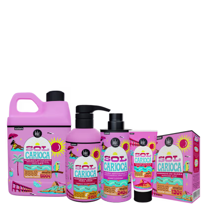 Kit Lola From Rio Babados do Brasil Sol Carioca Quinteto. 5 produtos.