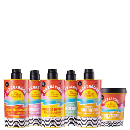 Kit Lola From Rio Ela é Carioca Sol, Sal, Piscina & Endorfina Sexteto, 6 produtos.