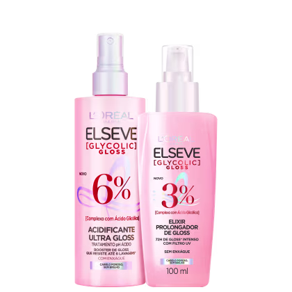 Imagem do produto Kit Elseve Acidificante e Sérum Glycolic Gloss (2 Produtos)
