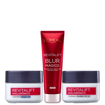 Imagem do produto Kit L'Oréal Paris Revitalift Hialurônico Power Trio (3 Produtos)