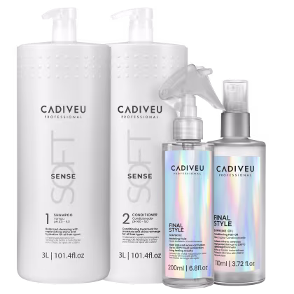 Imagem do produto Kit Cadiveu Professional Soft Sense + Final Style (4 Produtos)