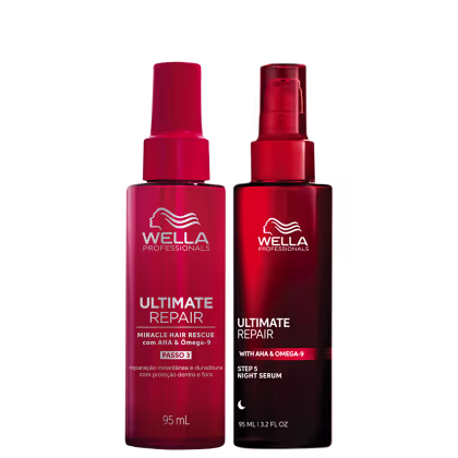 Imagem do produto Kit Wella Professionals Ultimate Repair Miracle Hair Rescue & Night Serum (2 Produtos)