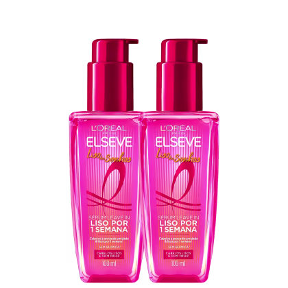 Imagem do produto Kit Elseve Séruns Liso dos Sonhos Double (2 Unidades)