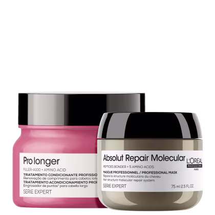 Imagem do produto Kit L'Oréal Professionnel Pro Longer + Absolut Repair Molecular (2 Produtos)